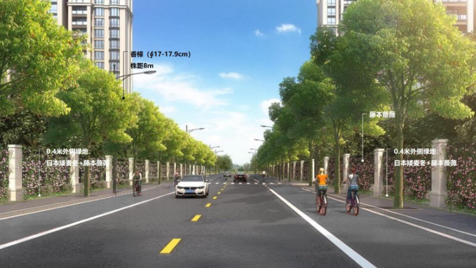 盘城2号地块的这两条主要蹊径即将买通