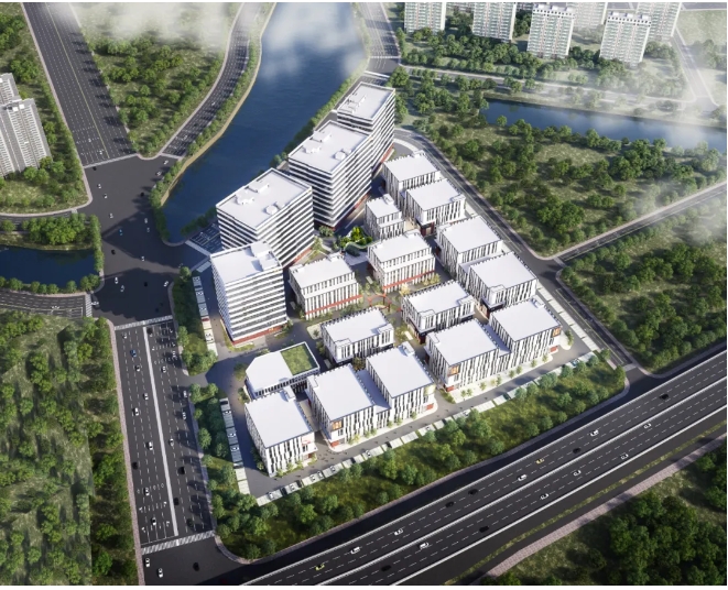 浦仪公路旁，，，竖起工业新地标